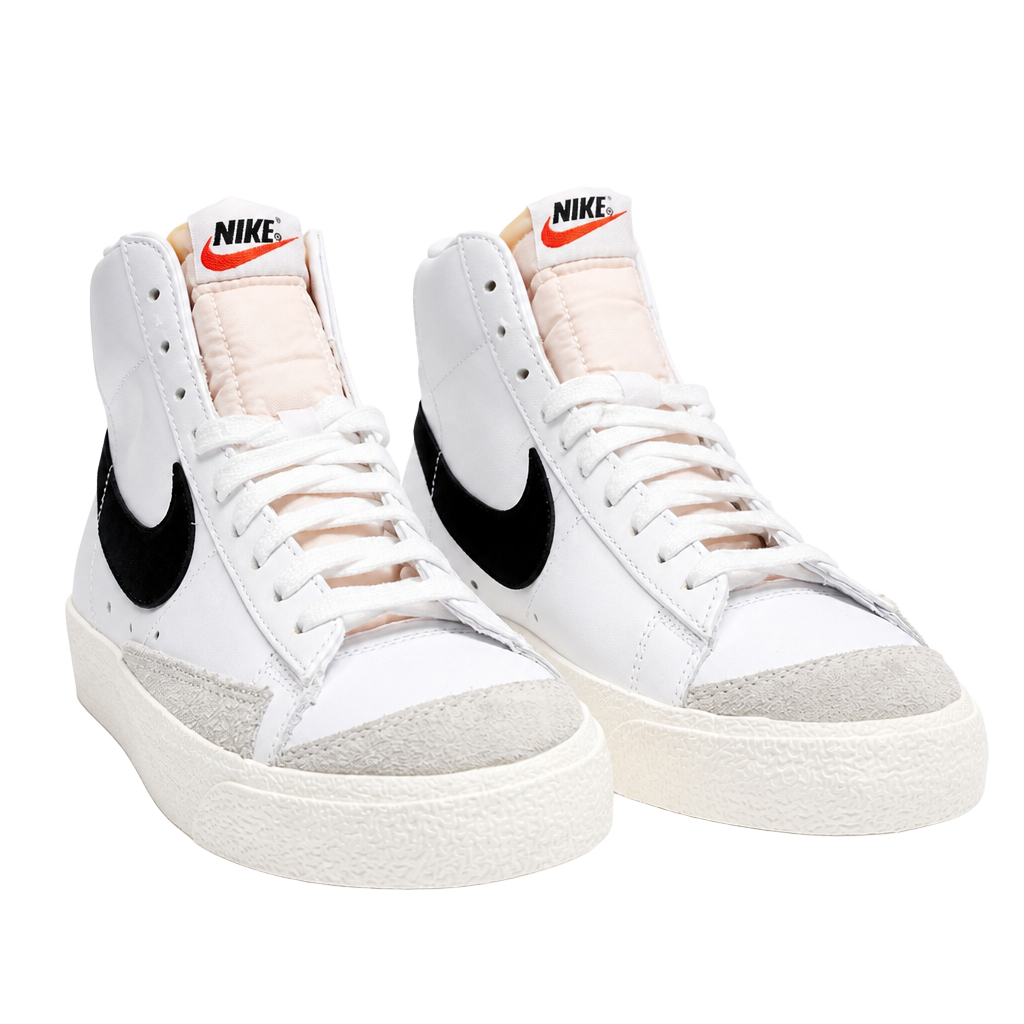 Nike Blazer Mid '77 Vintage White Black BQ6806-100 womens Size 10 1