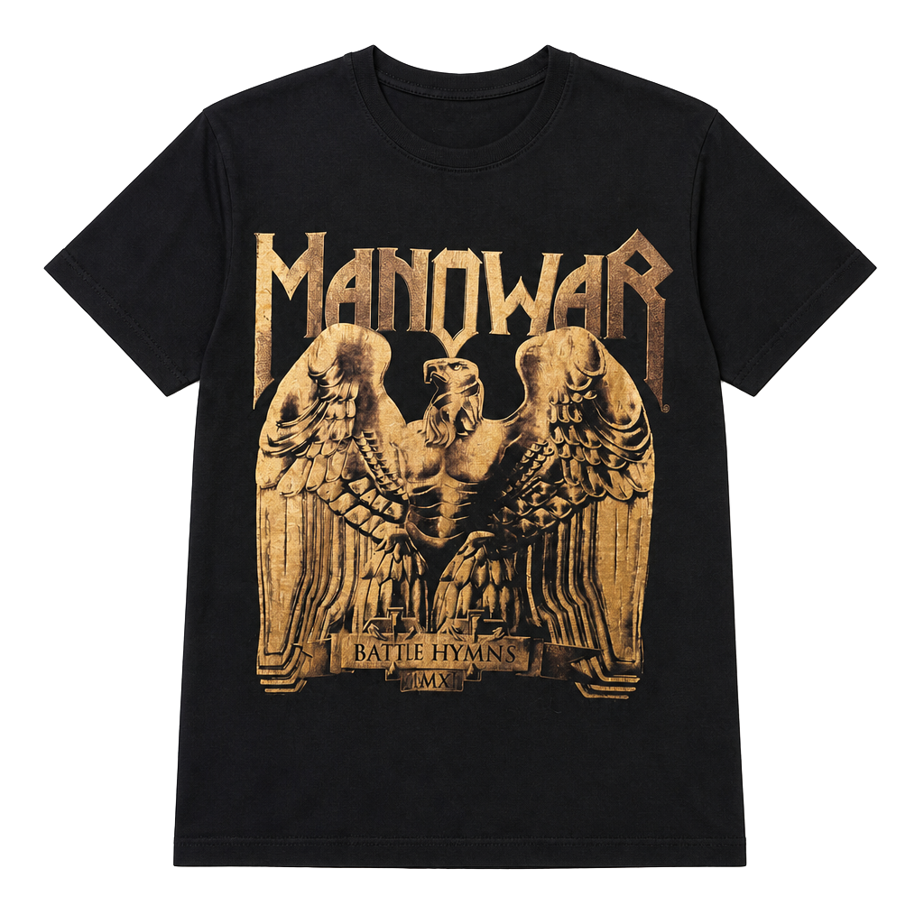 Manowar Battle Hymns Tour 2011 Black T-Shirt 1