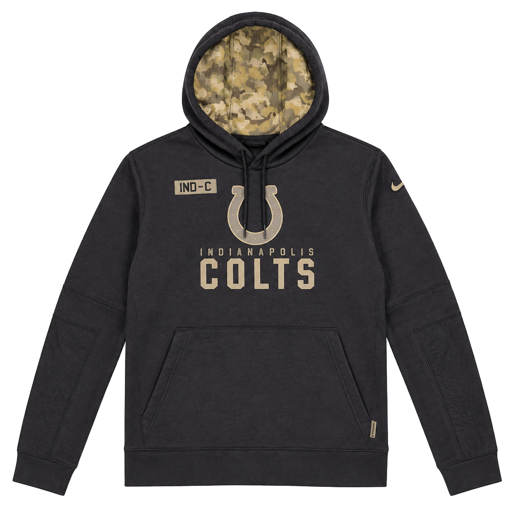 Indianapolis Colts Size XL Salute To Service Camo Hoodie 1