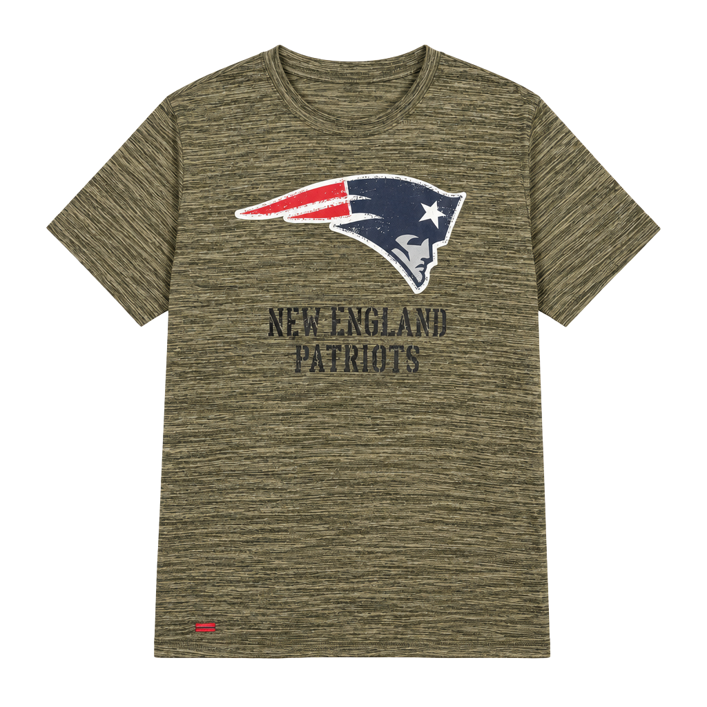New England Patriots Salute To Service T-Shirt XL Olive Camo Dri-Fit 1