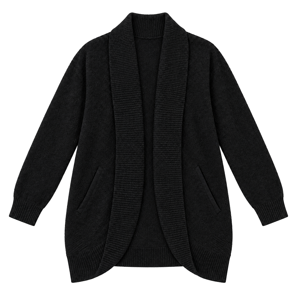 Max & Mia Women's Open Front Long Sleeve Combed Cotton Cardigan Sweater Xl 1