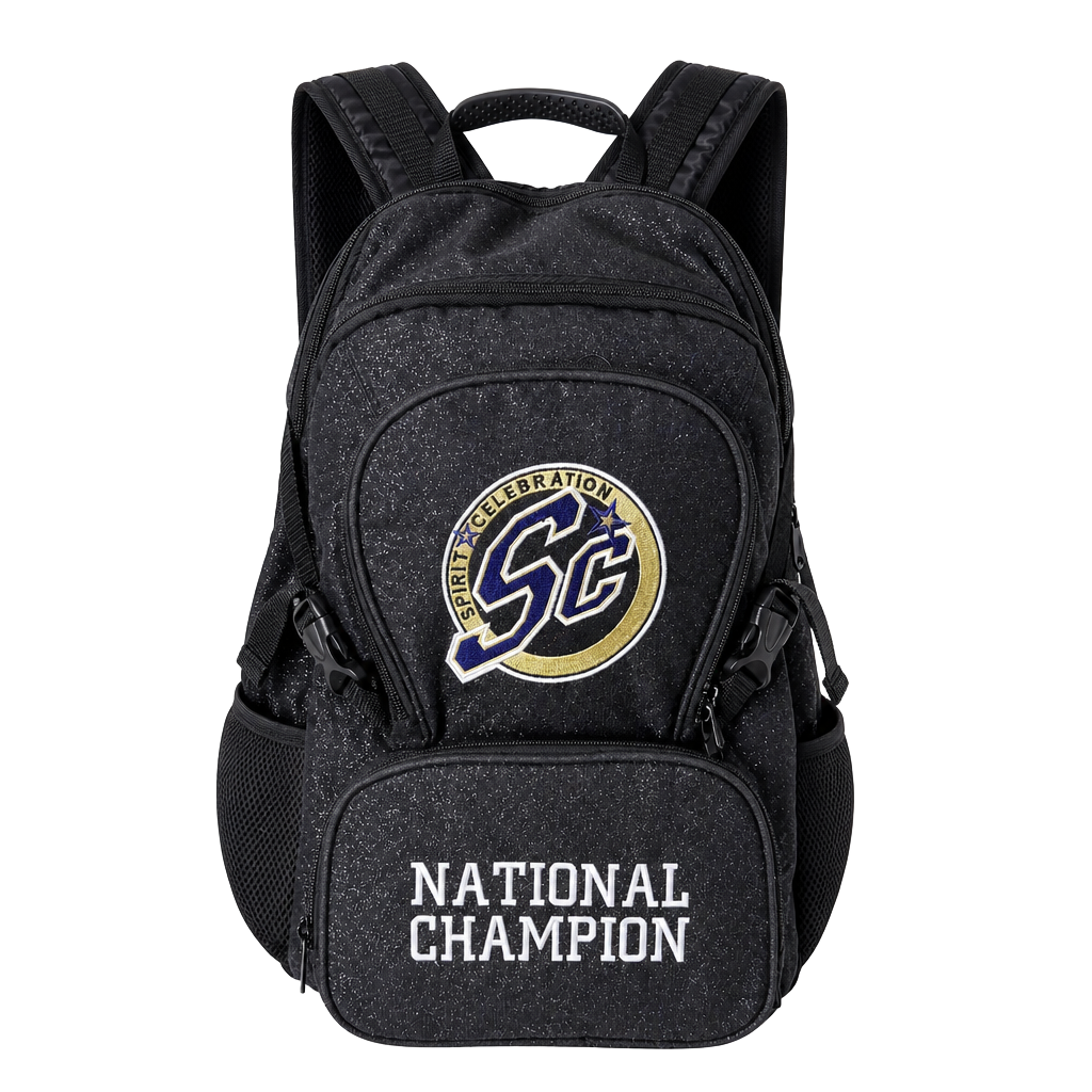 Spirit Celebration SC National Champion Glitter Backpack 1