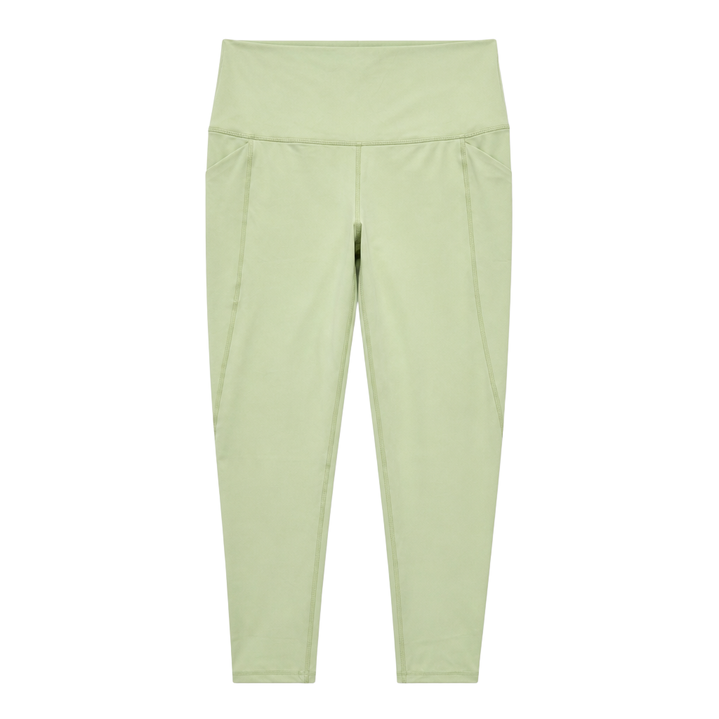 Senita Athletics High Waisted Yoga Leggings with Pockets Mint Green Size Medium 1