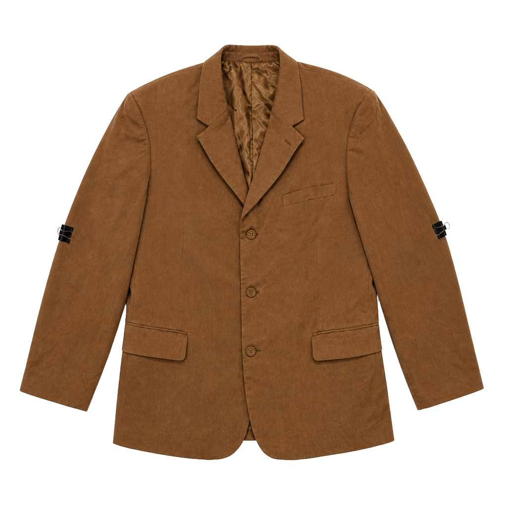 Alfani Blazer Size 44 R Brown Corduroy Sport Coat Jacket 1