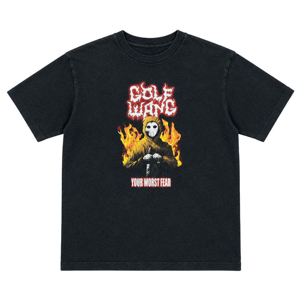 Golf Wang Your Worst Fear T-Shirt Size S Black Graphic Tee 1