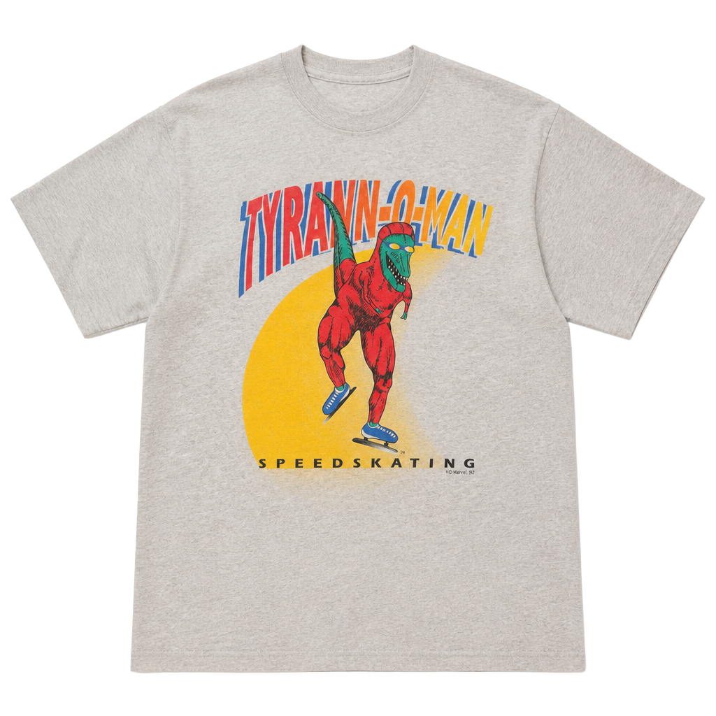 Vintage 1997 Fruit of the Loom Lofteez Tyrann-O-Man Speed Skating 1