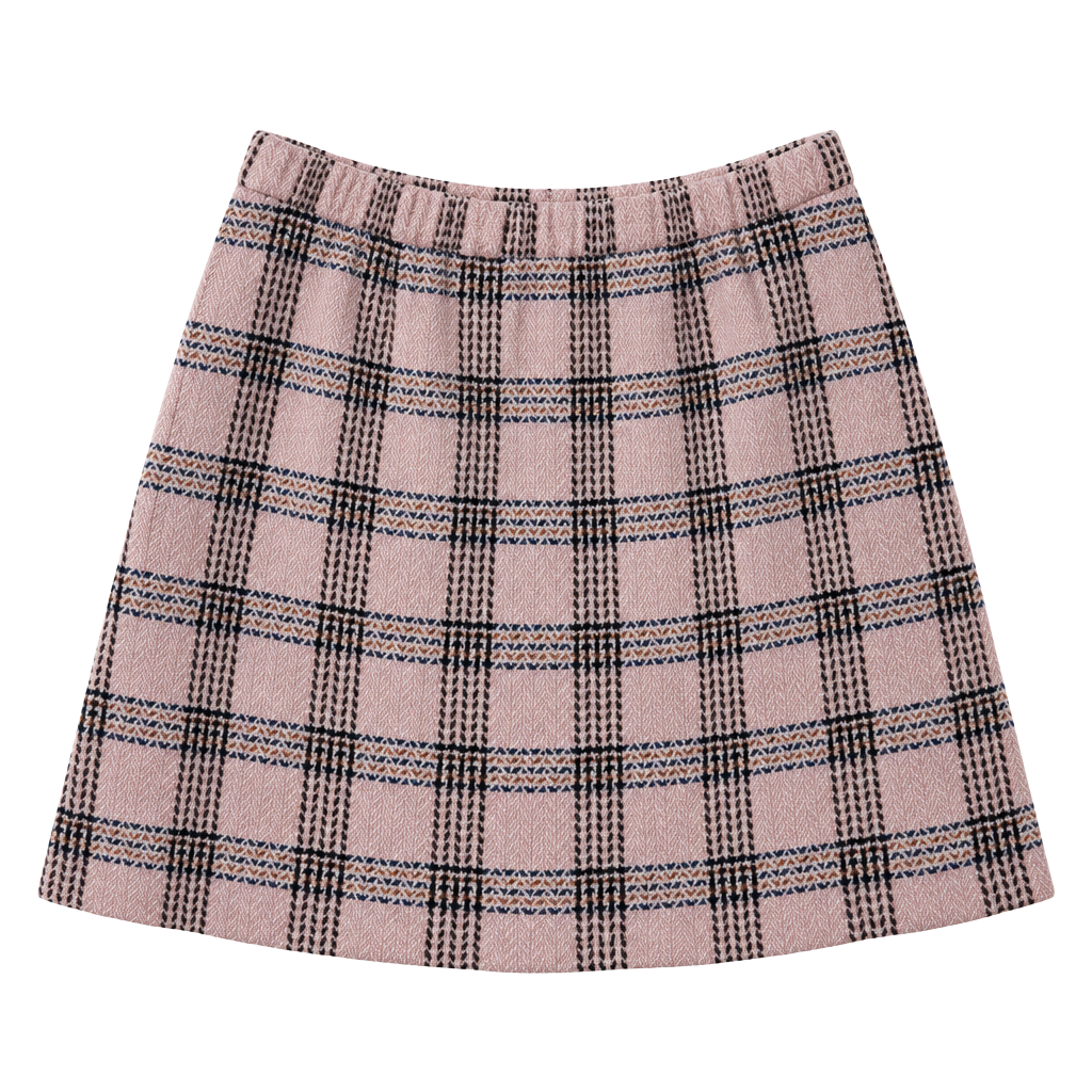 Wild Fable Plaid Mini Skirt Pink Tweed 1