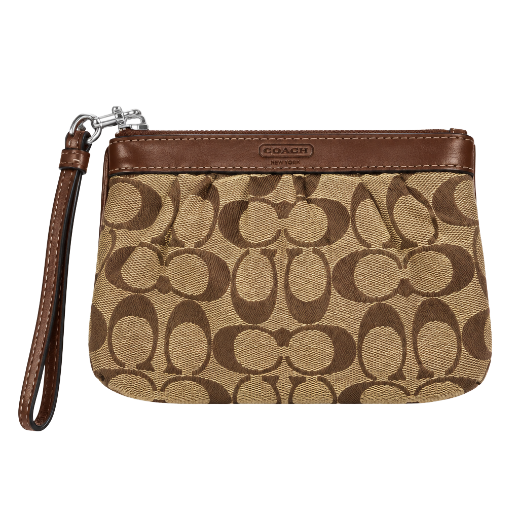 Coach Monogram Wristlet with Certificate of Authenticity 1