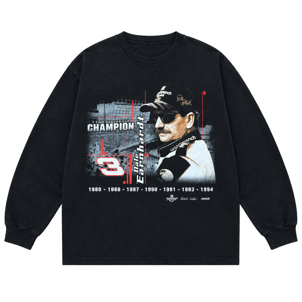Winners Circle Dale Earnhardt Nascar Champion Long Sleeve Shirt Size XL 1