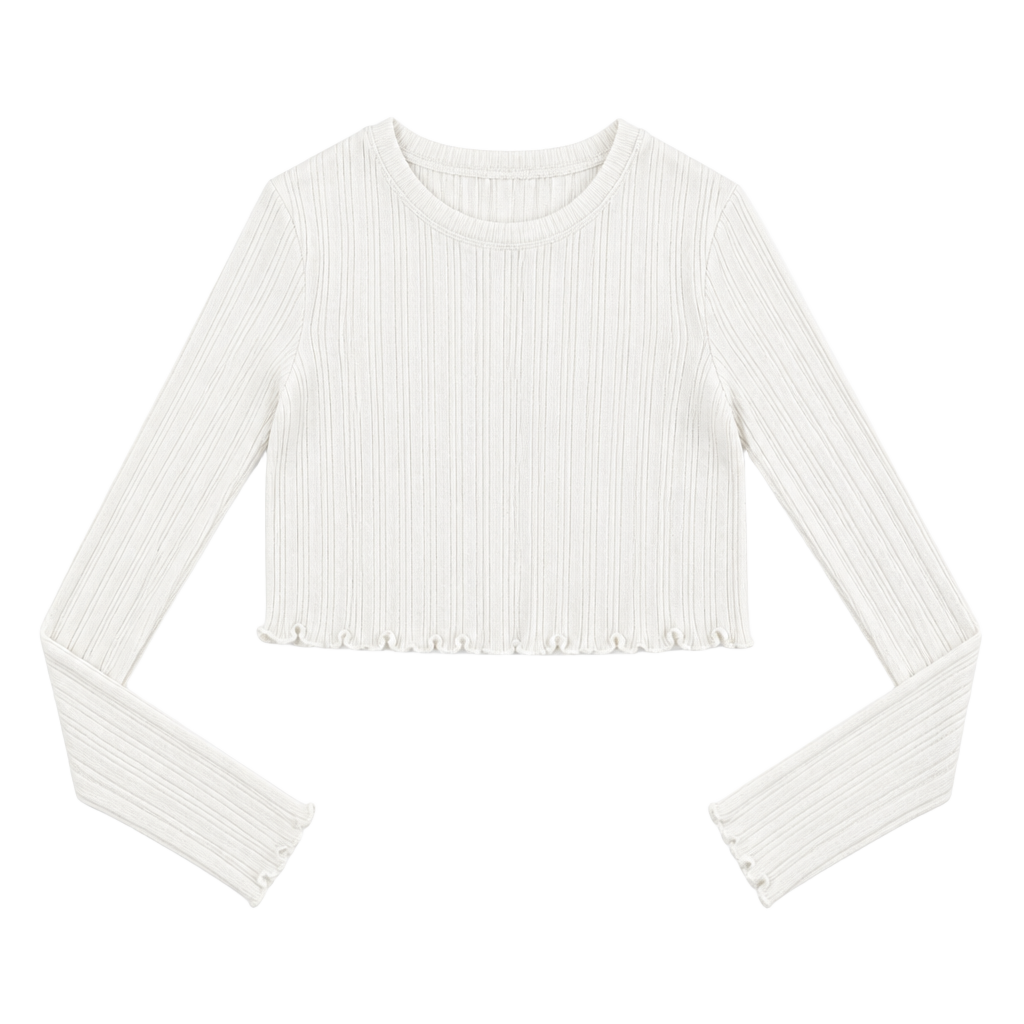 Silence + Noise Rib Knit Top Size S Light Blue Asymmetrical Flare Sleeve 1