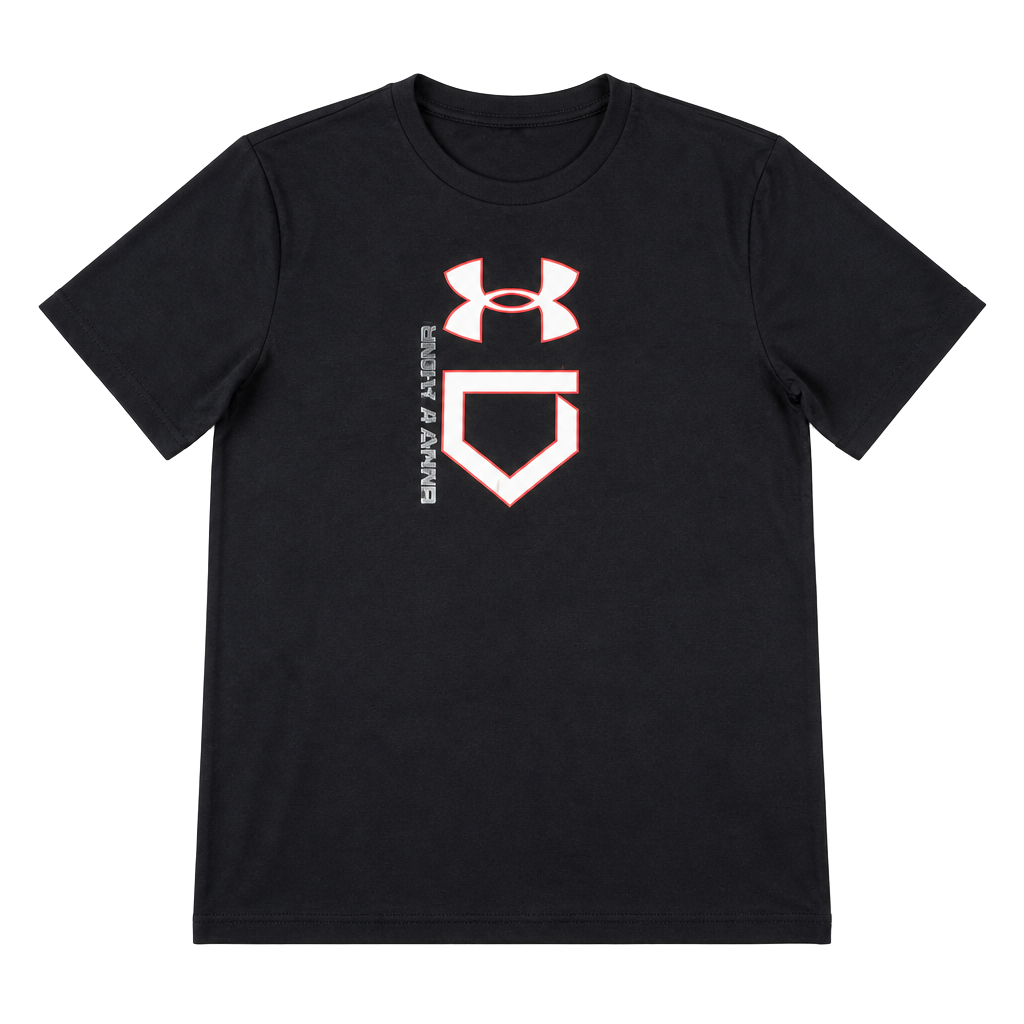 Under Armour Baseball Graphic Tee Size YXL Black 1