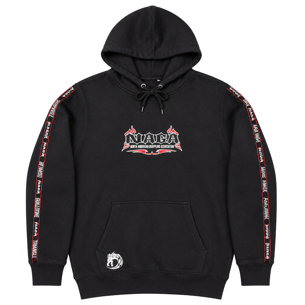 NAGA North American Grappling Association Warrior Logo Pullover Hoodie 1