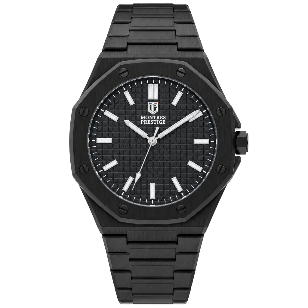 Montres Prestige Classic MPW-0250 Men's Quartz Watch Black Box 1