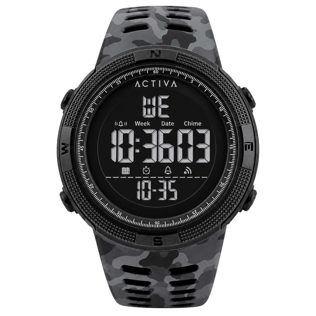 Activa Summit X Invicta 50mm Digital Camo Black Men’s Watch ACW1915MC-002 1