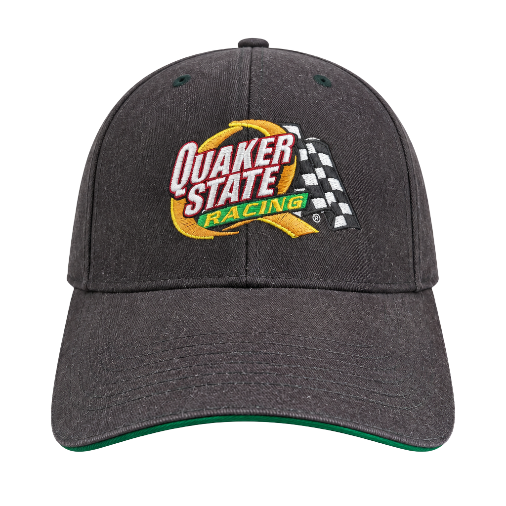 Race Works Quaker State Racing Black Baseball Cap 1