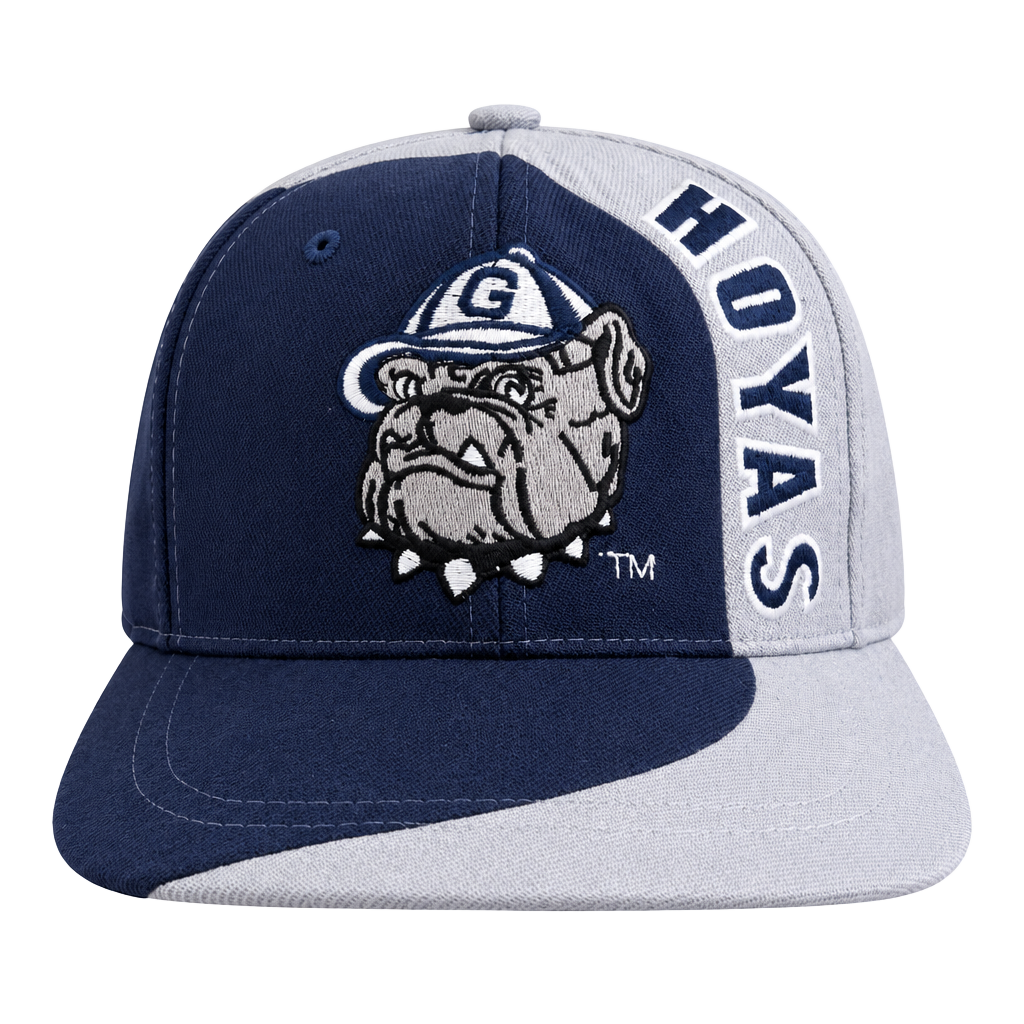 American Needle Georgetown Hoyas Snapback Hat One Size Blue Grey Wool 1