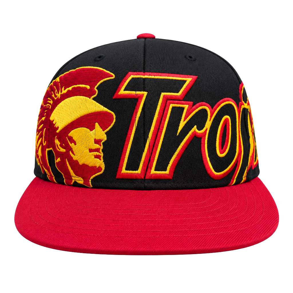 Heritage USC Trojans Snapback Hat Black Red 1