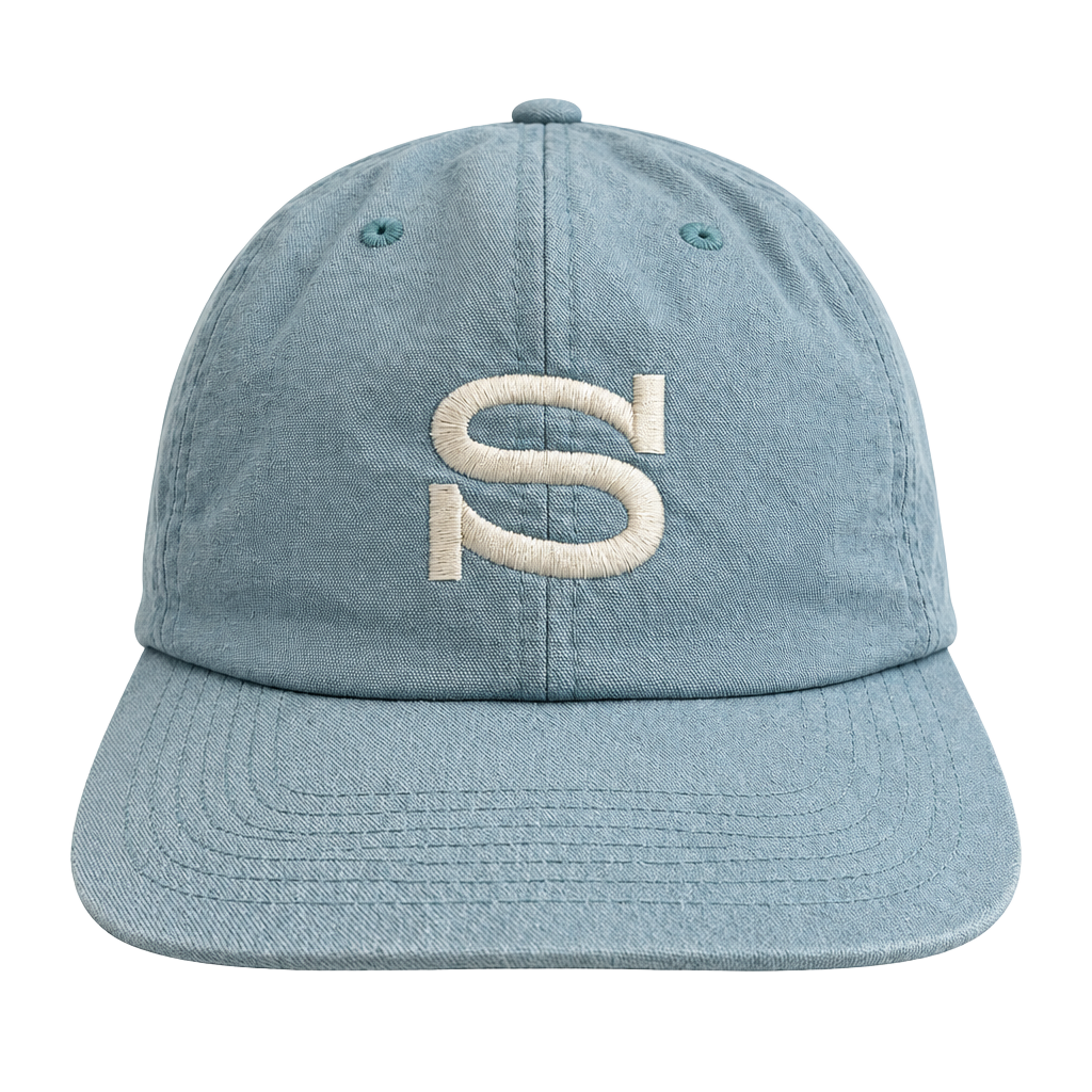 Stussy Sport Embroidered S Cap Blue Snapback 1