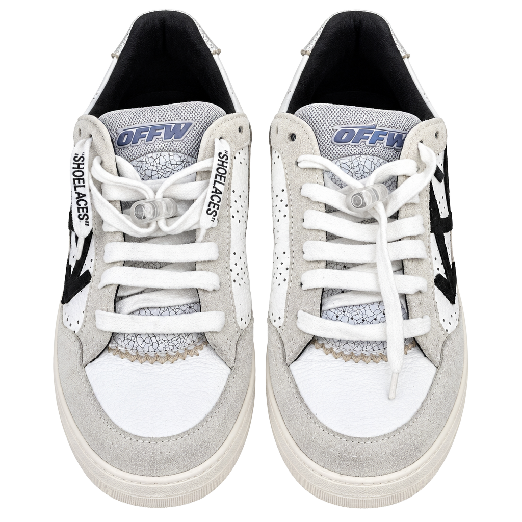 Off-White Out Of Office OOO Sneakers Size 39 White Black Helvetica 1