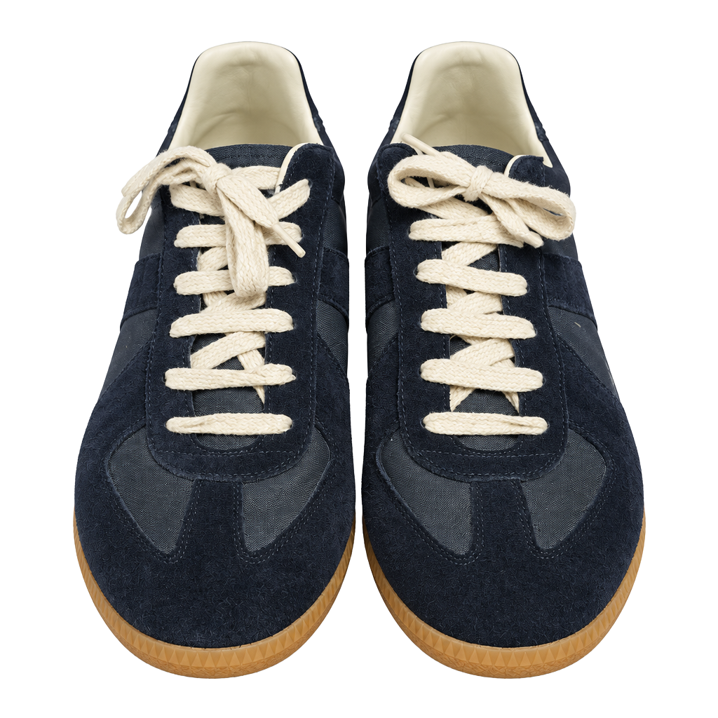 Maison Margiela Replica Sneakers Blue Night Leather Suede 1