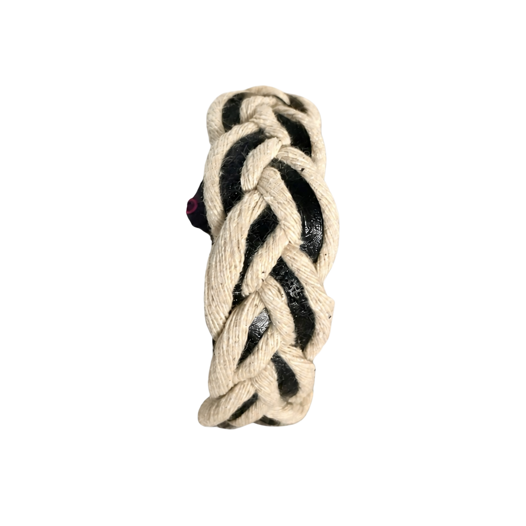 Paparazzi Outback Outlaw Black Urban Braided Rope Snap Bracelet 1
