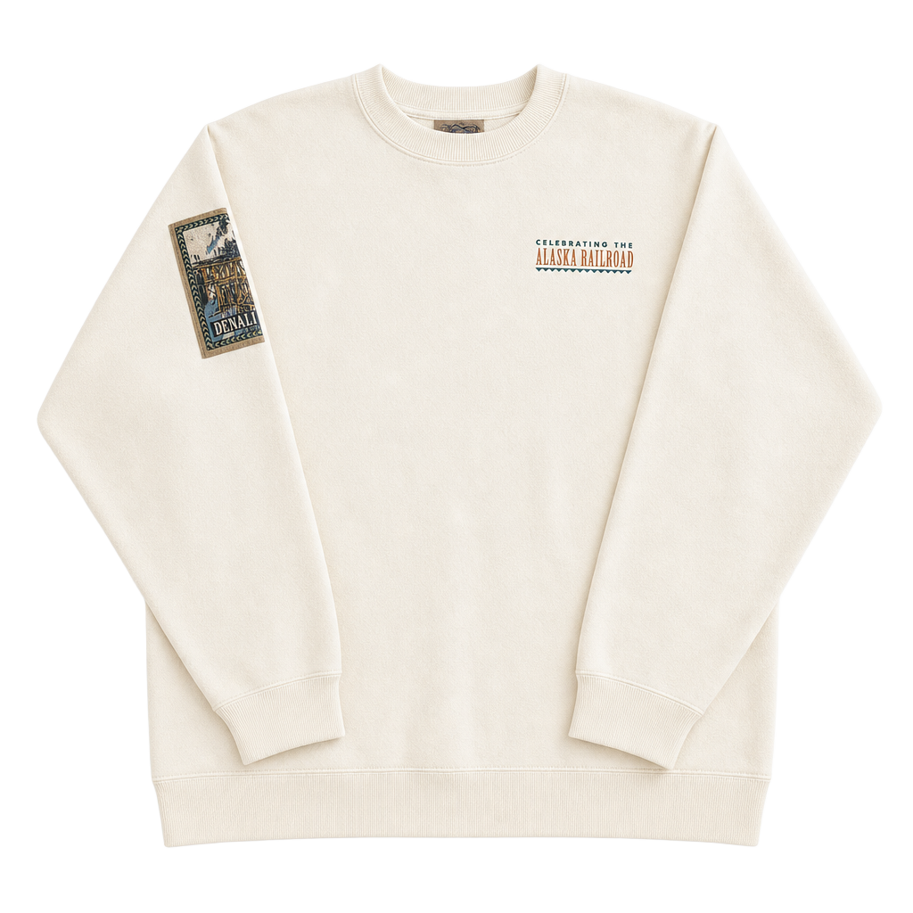Vintage S.D.I. Celebrating The Alaska Railroad Denali Crewneck Sweatshirt 1