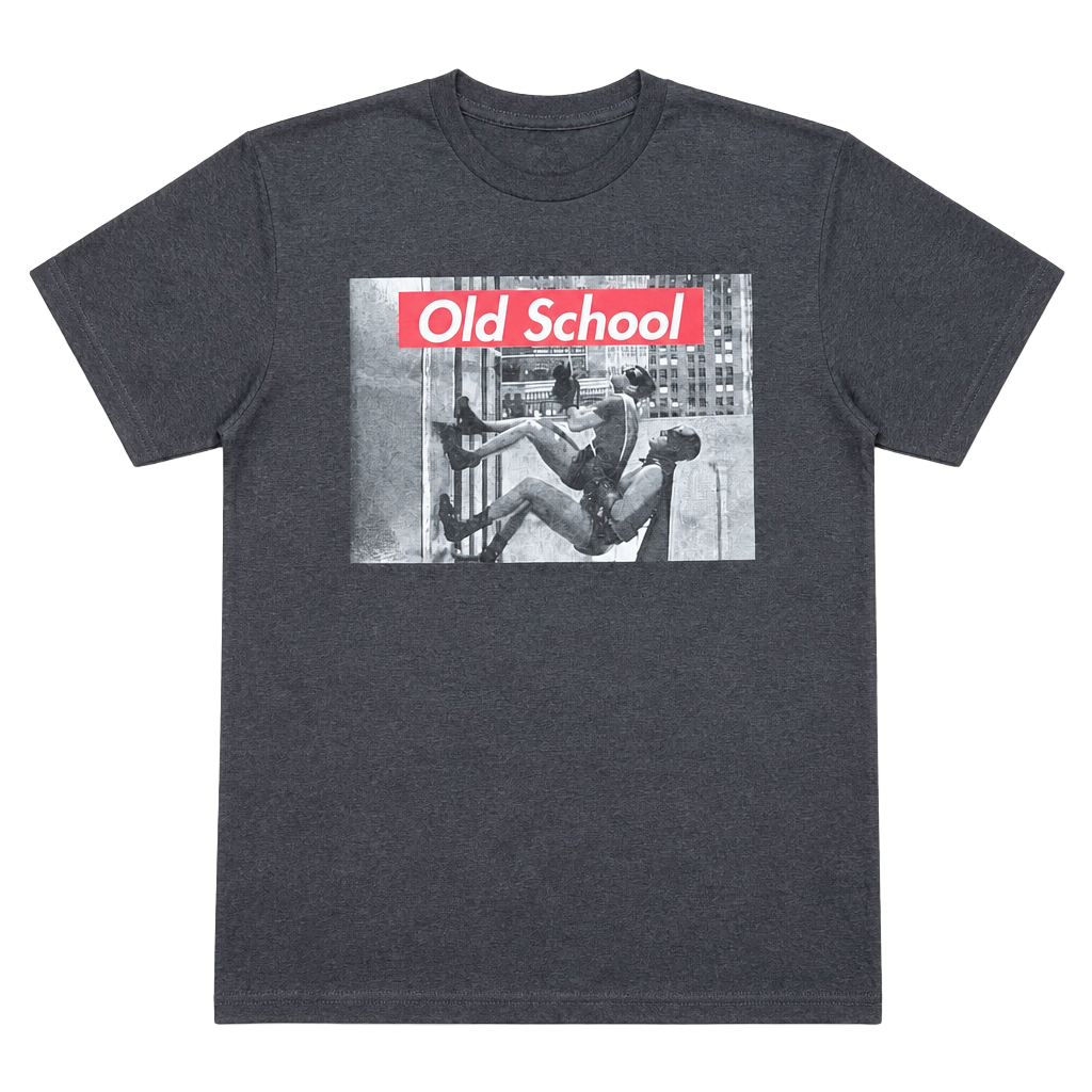 Batman & Robin Old School 1960s TV Series Wall Climbing Graphic T-Shirt 1