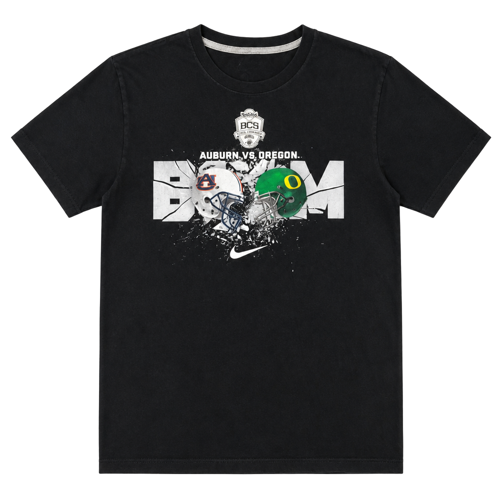 Nike Tostitos 2011 BCS National Championship Auburn vs. Oregon Football T-Shirt 1