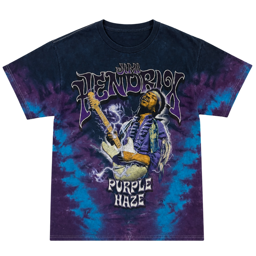 Liquid Blue Jimi Hendrix Purple Haze Tie-Dye T-Shirt 1