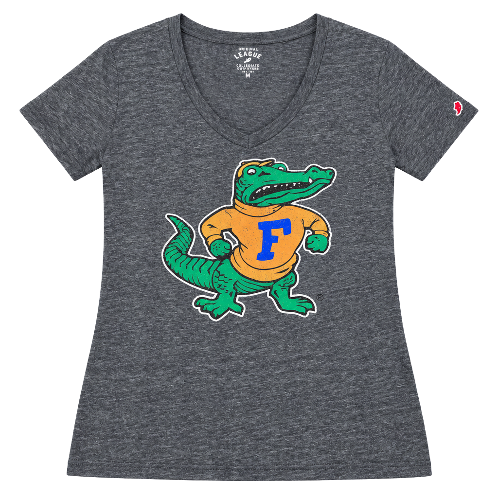 League Collegiate Outfitters Florida Gators V-Neck T-Shirt Size M 1