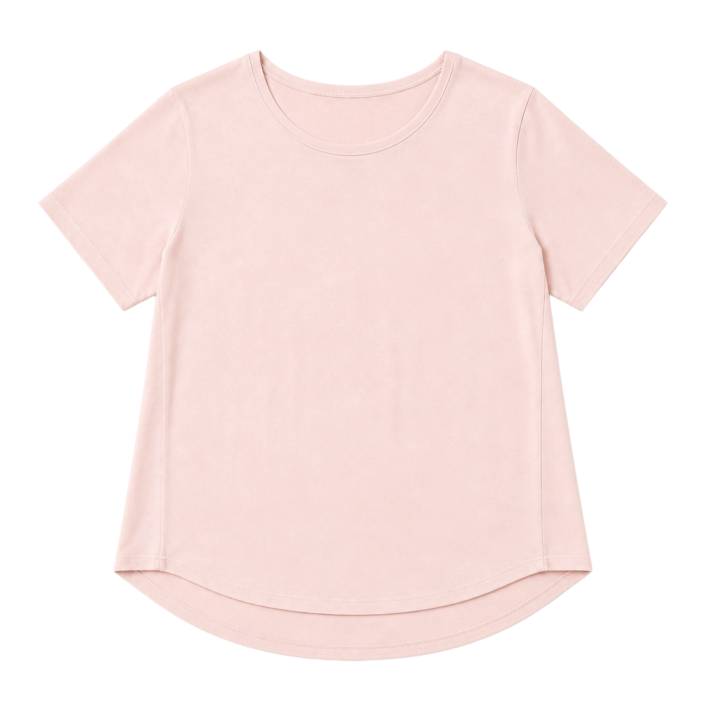 J.Crew Pink Pleated Back Silk-Front Short Sleeve Tee, Style C2420 1