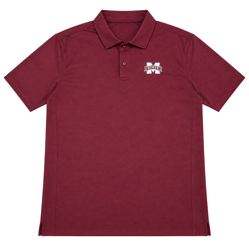 Cutter & Buck Mississippi State Bulldogs Polo Size XXL Maroon 1