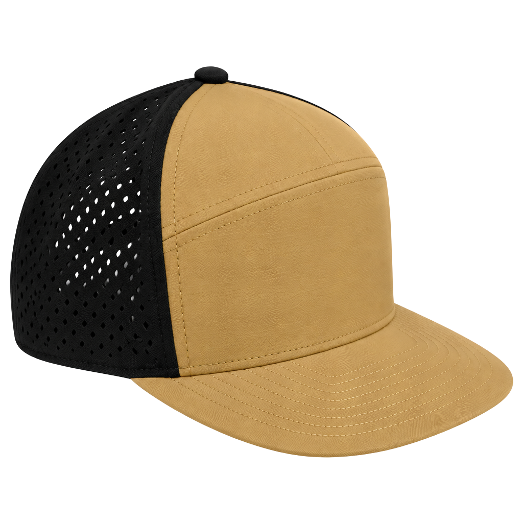Melin Hydro Hat Black Tan Snapback Cap 1