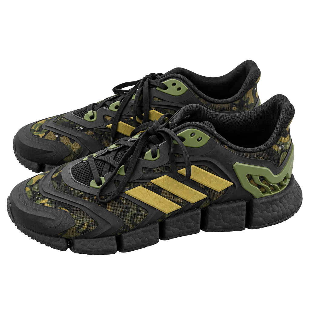 Adidas Climacool Vento Camo Size 11.5 Black Gold 1