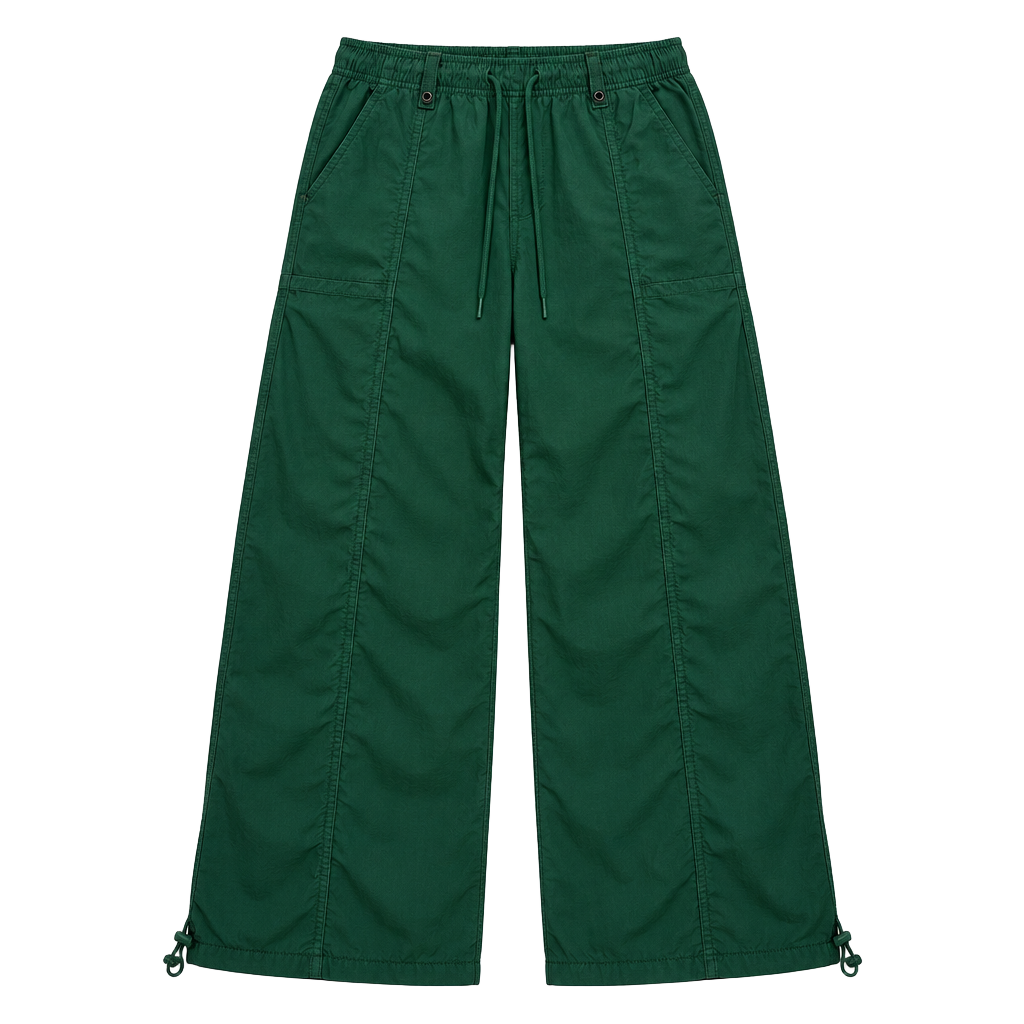 BDG Sunridge Cargo Balloon Pants Green size Small 1