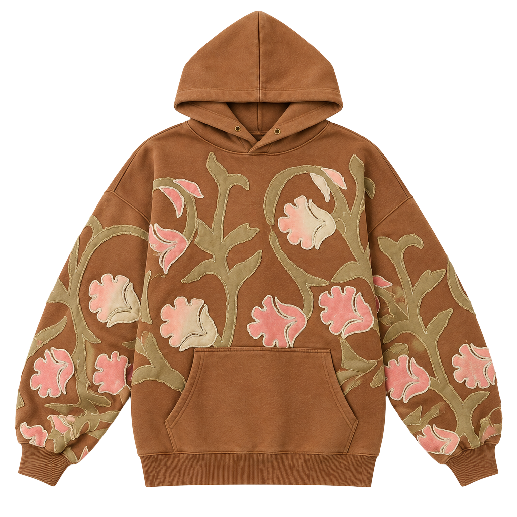 Free People its a Vibe Floral Hoodie size Small 1
