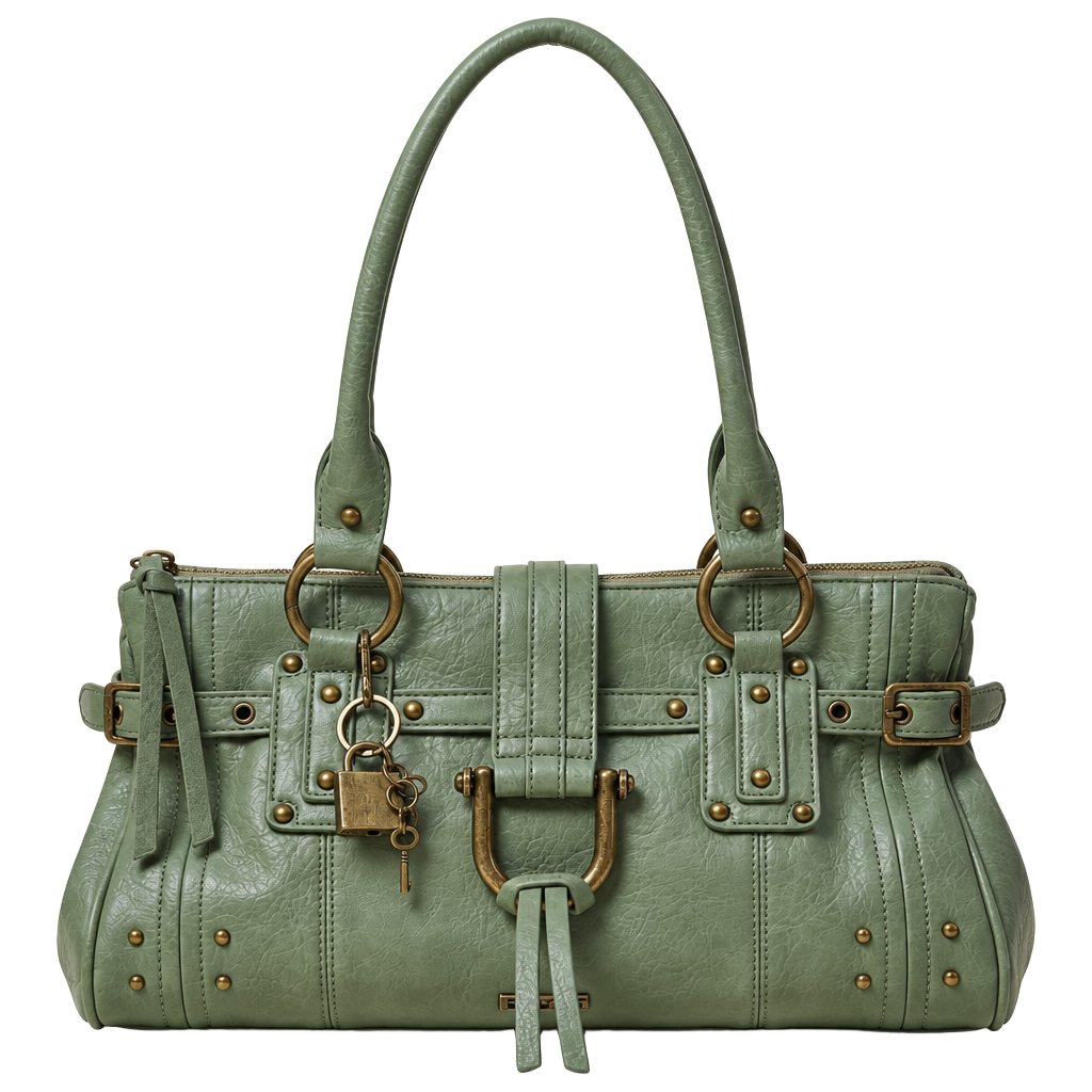 BDG Karlie Lock Shoulder Bag “eucalyptus” 1