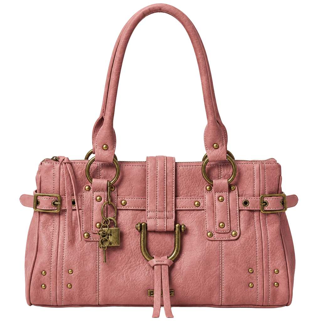BDG Karlie Lock Shoulder Bag Rose 1