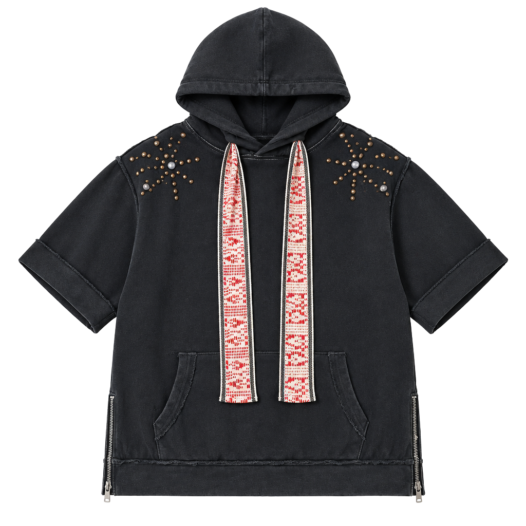 Free People We The Free Bejeweled Hoodie size Small 1