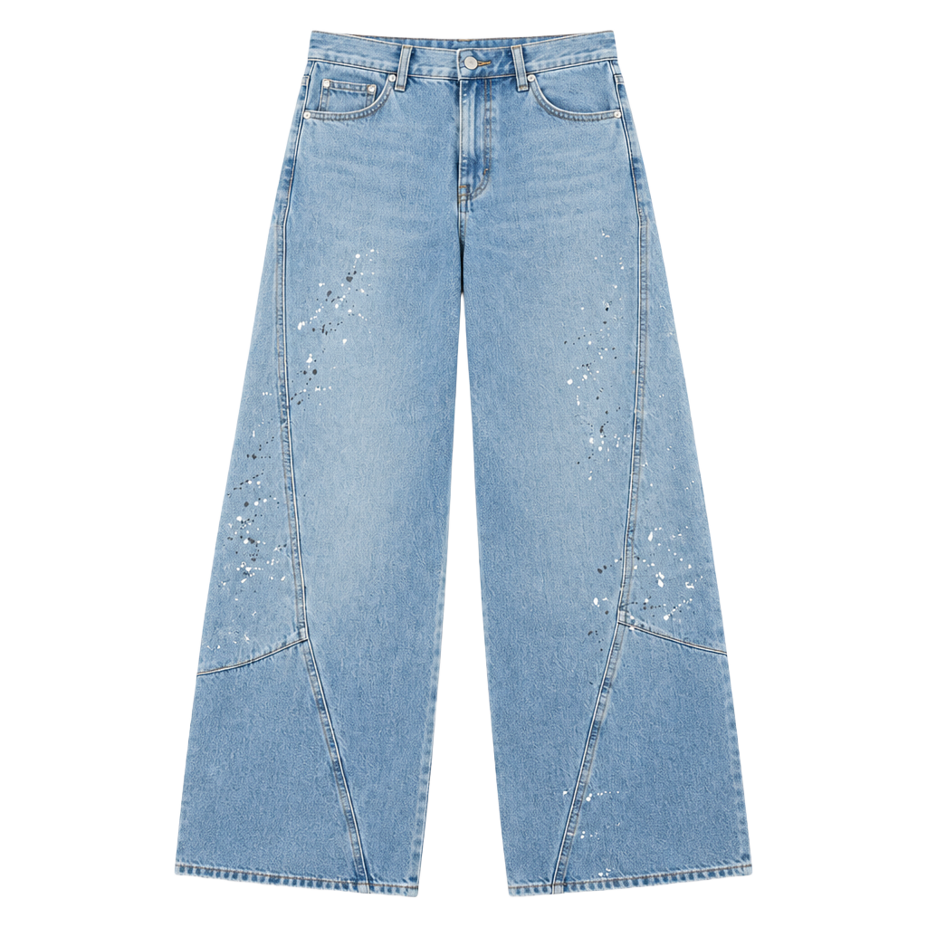 Free people We The Free Fable Low-Waist Twisted Bowed Jeans Size 28 1