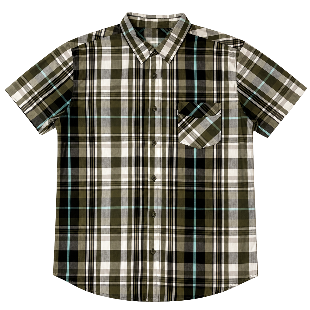 Levi’s Men's Classics Short Sleeve Button-Down Plaid Shirt Size L 1
