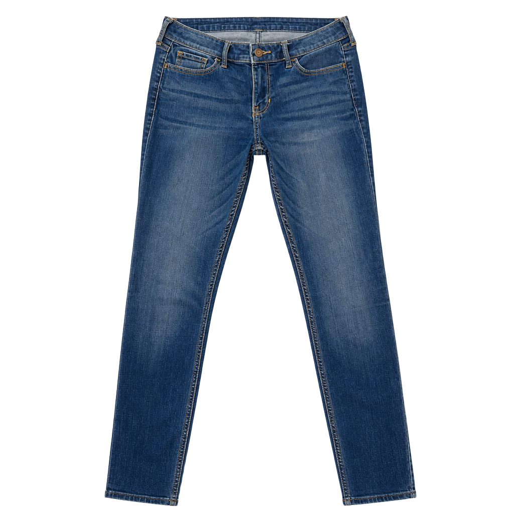 Hollister Super Skinny Low Rise Jeans Medium Wash Women's Size 5S (W27 L28) 1