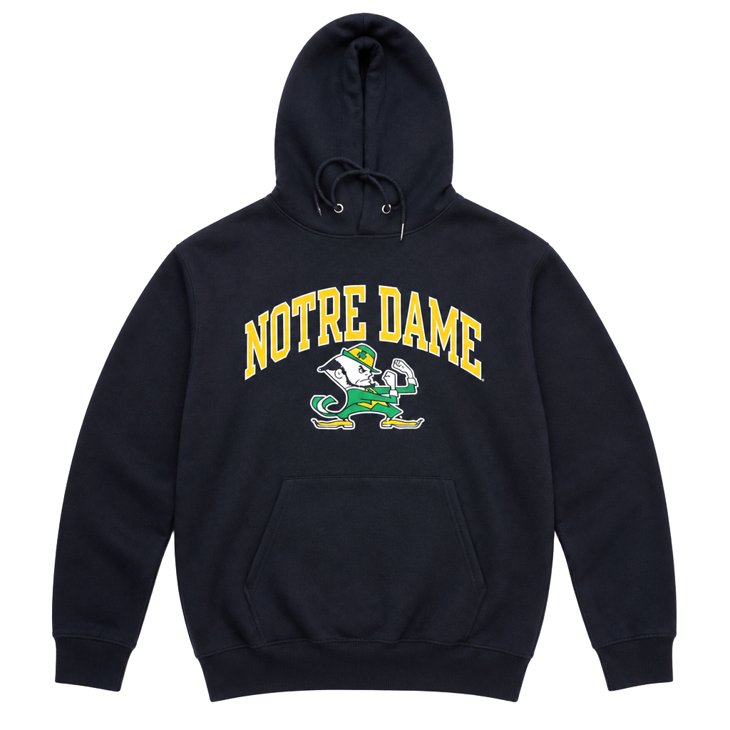 Champion Notre Dame Fighting Irish Hoodie Size S Navy Blue 1