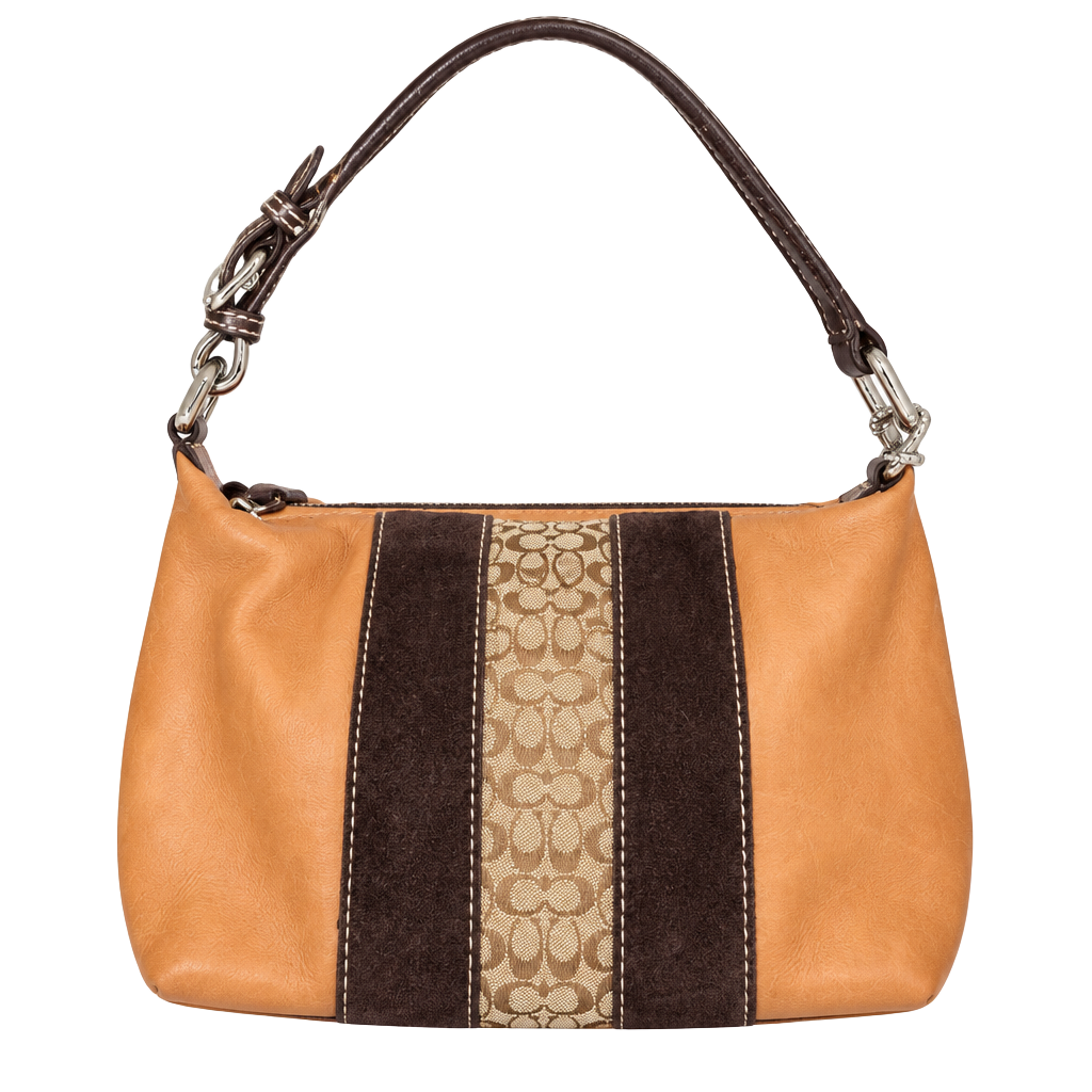 Coach Heritage Stripe Signature Shoulder Bag 1