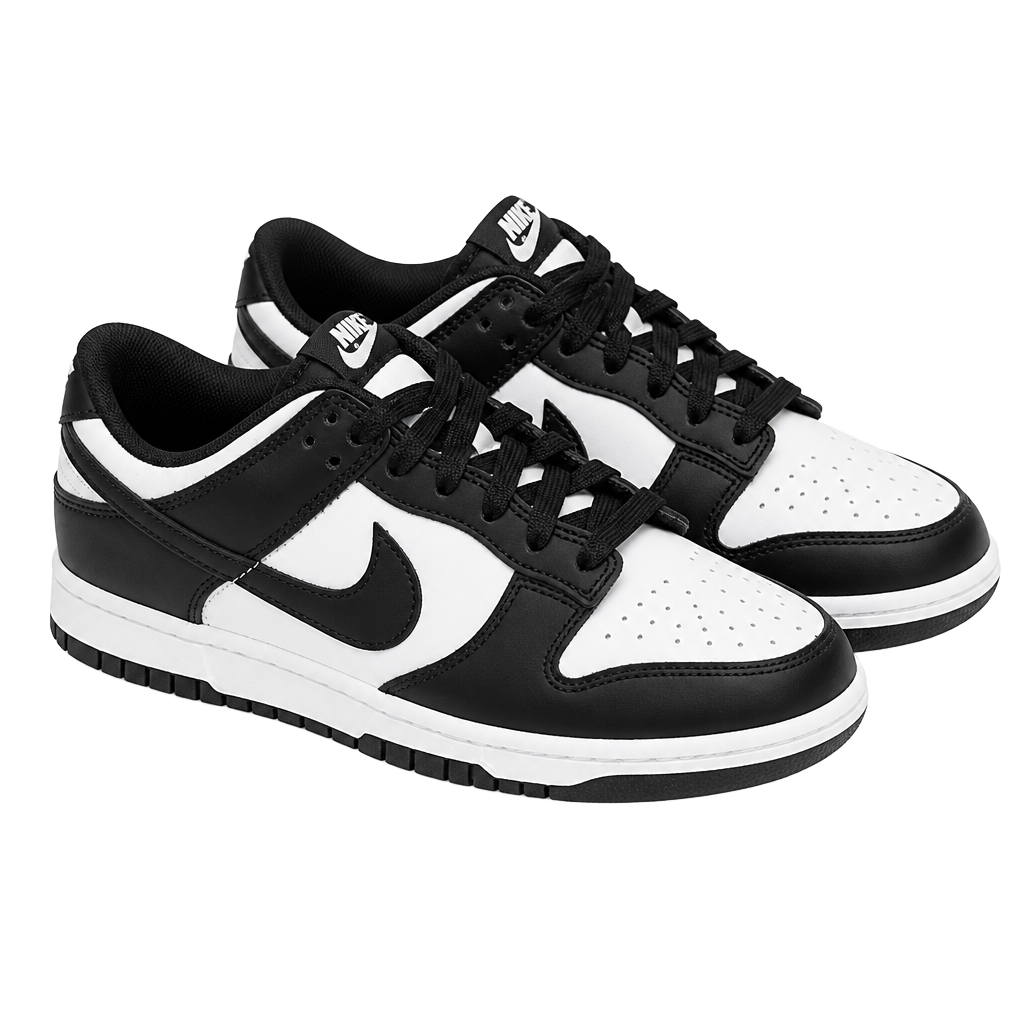 New Nike Dunk Low Retro Black White Size 8 1