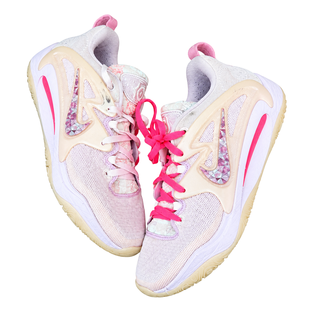 Nike KD 15 Aunt Pearl Basketball Shoes Pink Foam DQ3851-600 1