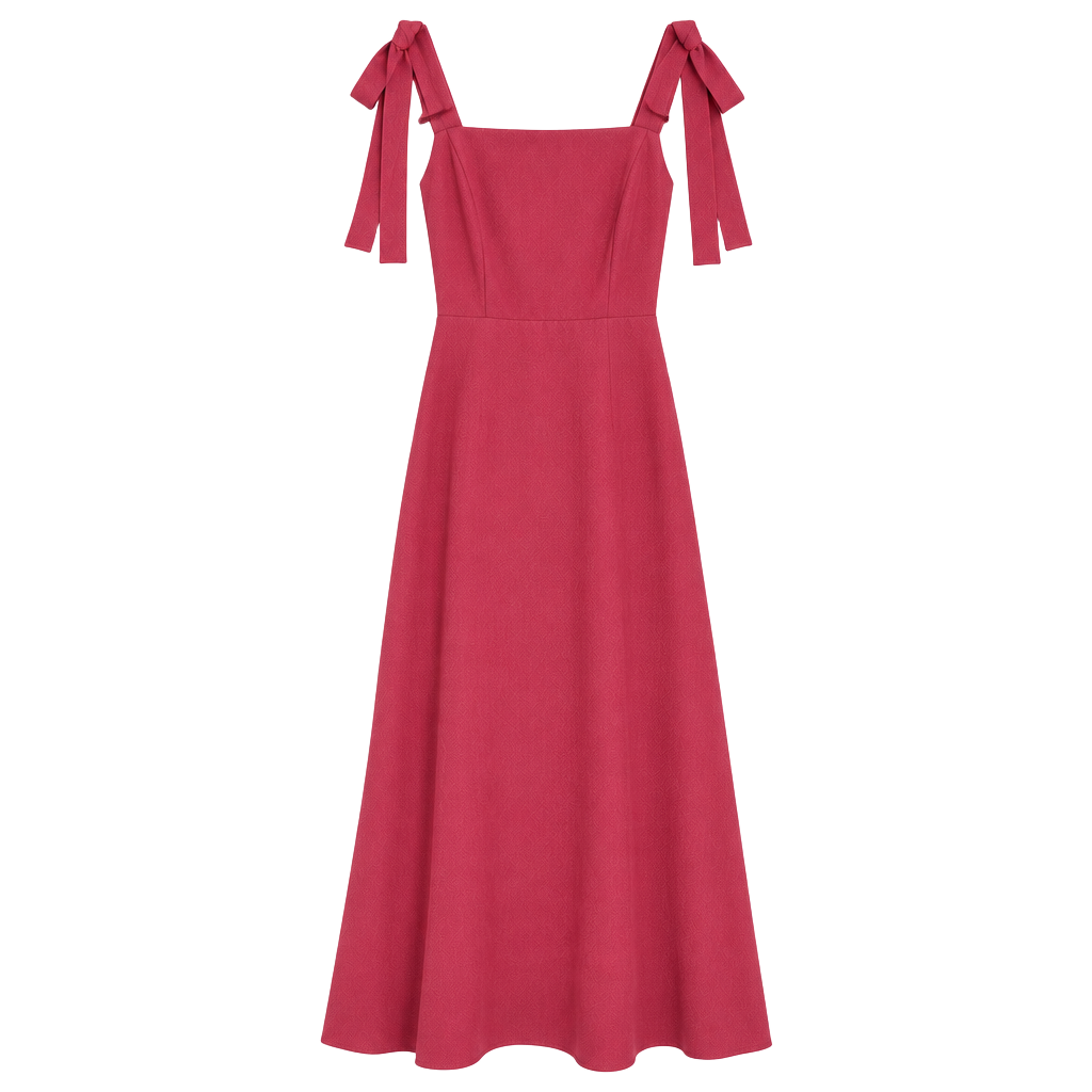 Lulus Maxi Dress Size M Burgundy Red Formal Evening Gown Bow Straps and slit 1
