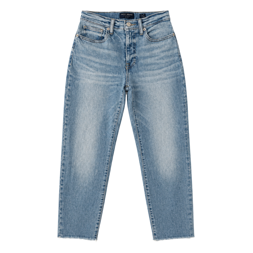 Lucky Brand High Rise Skinny Jeans Size 6/28 Raw Hem 1