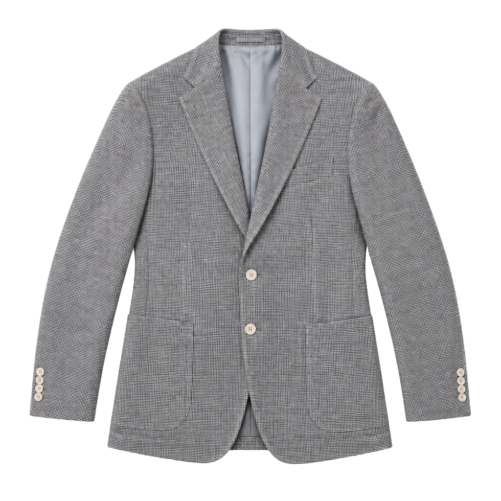 Lord & Taylor The Man's Shop Tweed Sport Coat Blazer Gray Blue 1