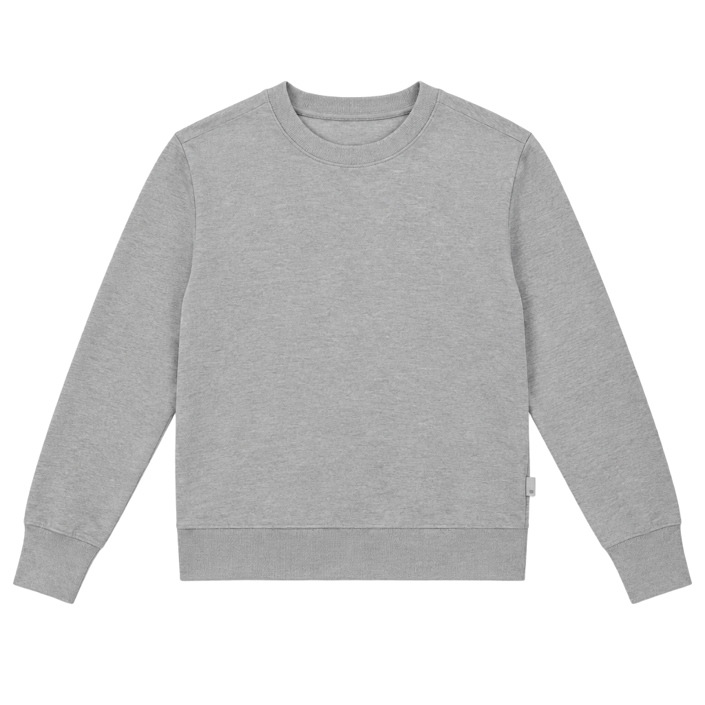 Vuori Daydream Crew Light Heather Grey Long Sleeve Top 1